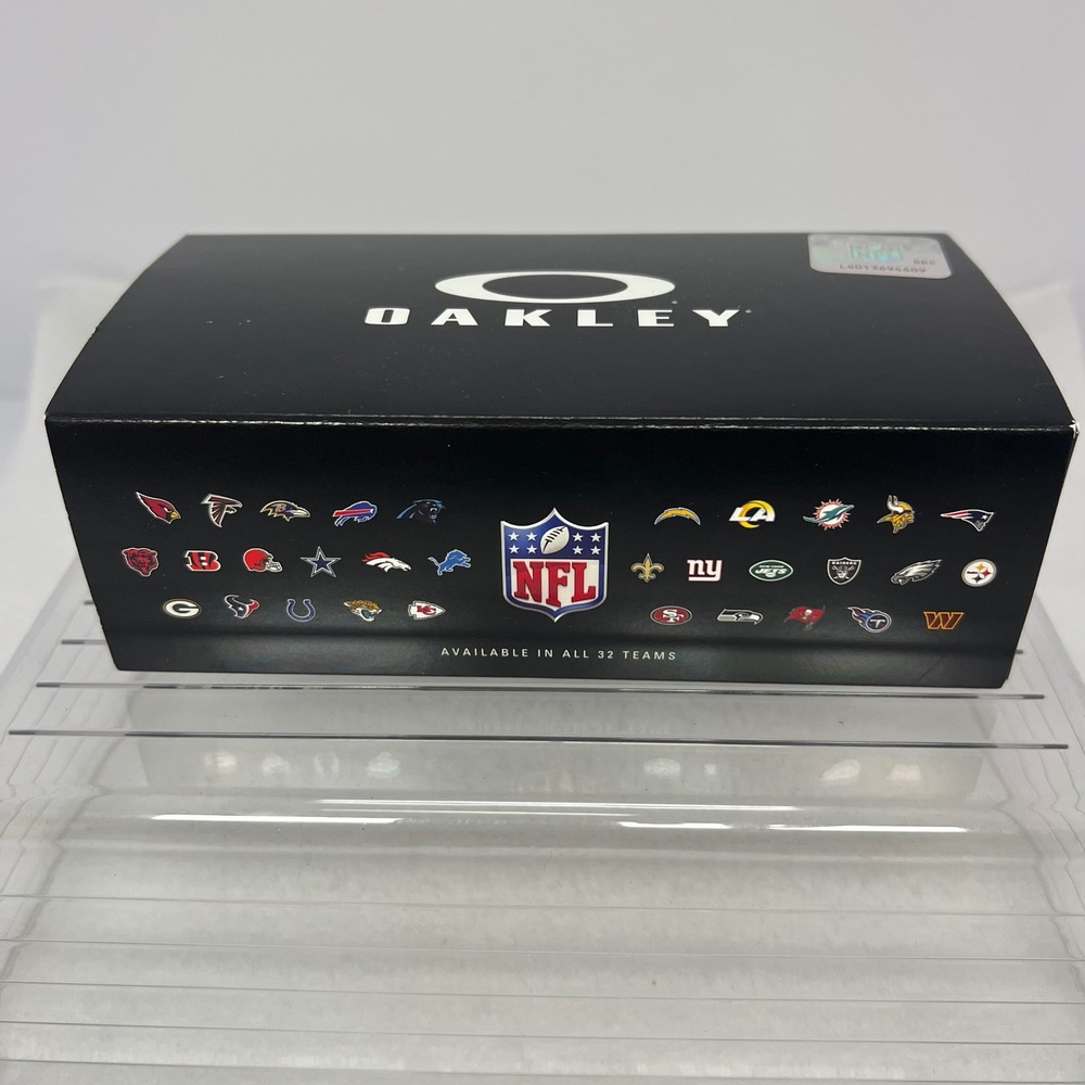 NFL OAKLEY Sunglasses EMPTY BOX Holbrook OS Black 32 Team Logos‎ OO9102